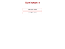 Tablet Screenshot of number-sense.co.uk
